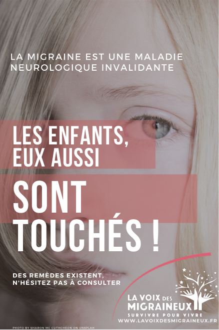 affiche enfant et migraine