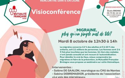 Actualités 11 Webinaire : Migraine, plus qu’un simple mal de tête ?