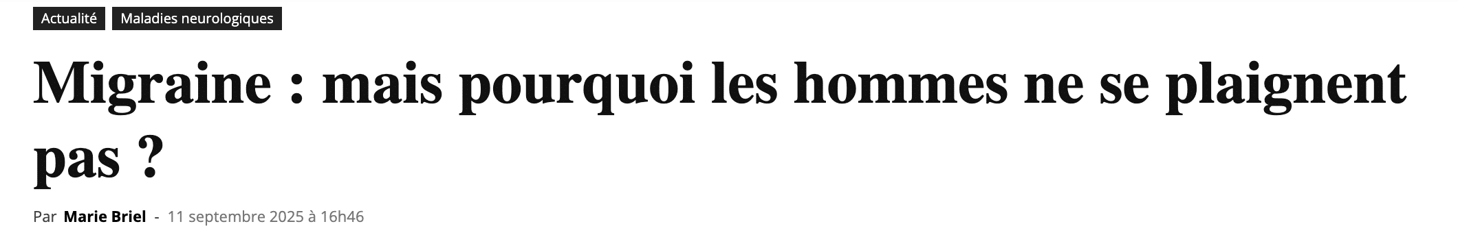La Voix des Migraineux dans la presse 265 masante1109