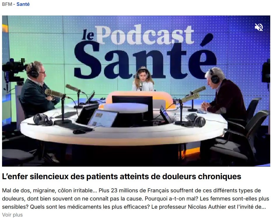 La Voix des Migraineux dans la presse 317 bfmtv28nov2025