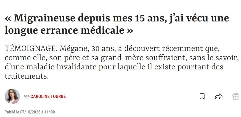 La Voix des Migraineux dans la presse 322 lepoint7octobre2025