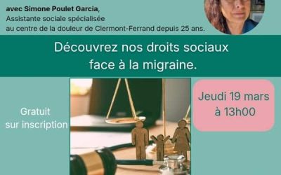 Replay – Webinaire « Droits sociaux & migraine »