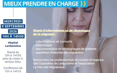 Actualités 2 Journée de la migraine à l’Hôpital Lariboisière (75)